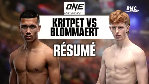 Résumé ONE Championship: Blommaert-Kritpet, un KO au bout de 2e round