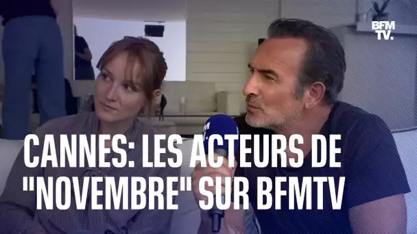 Festival de Cannes: l'interview de Jean Dujardin et Anaïs Demoustier, à l'affiche de "Novembre"
