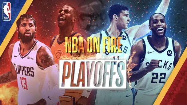 NBA On Fire Playoffs: Paul George, Chris Paul, Brook Lopez & Khris Middleton