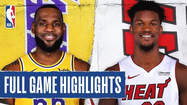 LAKERS at HEAT | FULL GAME HIGHLIGHTS | December 13, 2019