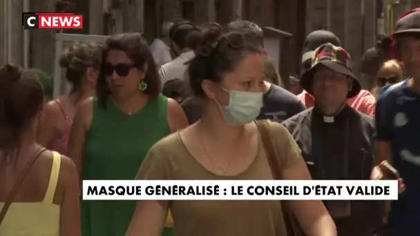 Masque généralisé : le conseil d'Etat valide