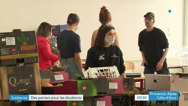 Doronavirus : distribution de repas pour les étudiants précaires au Stade Vélodrome