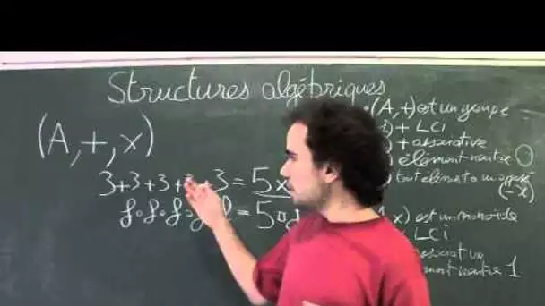 Structures algébriques 9 (Les anneaux - Définition)