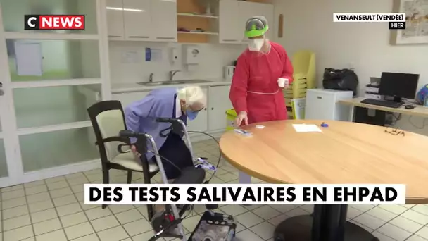 Covid-19 : des tests salivaires mis en place dans les Ehpad