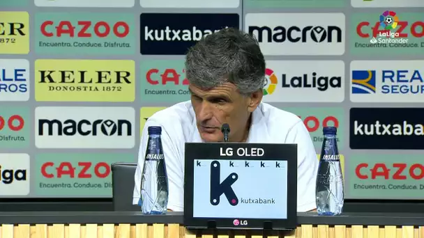 Rueda de prensa de José Luis Mendilibar tras el Real Sociedad vs Sevilla FC (2-1)