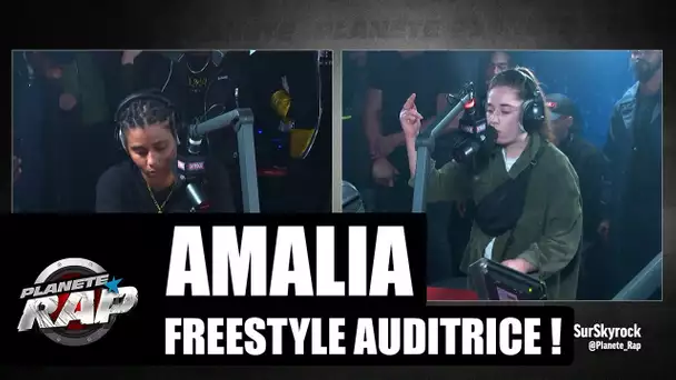 Amalia "Arrêtez-tous" Freestyle auditrice dans le studio ! #PlanèteRap