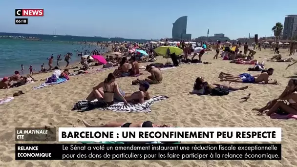 Barcelone : un reconfinement peu respecté