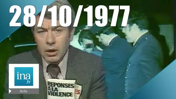 20h TF1 du 28 octobre 1977 - La violence en France | Archive INA