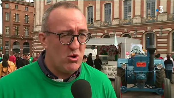 Toulouse : opération de communication des agriculteurs avant un bocage des routes prévu mardi