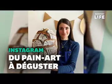 Cette boulangère fait de l'art avec du pain au levain