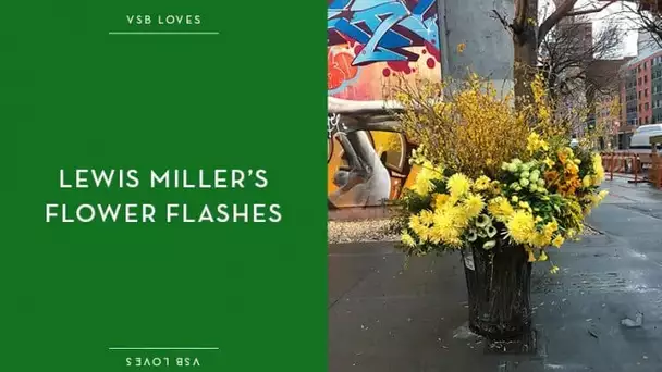 Cet artiste floral transforme les poubelles de New York en vases géants