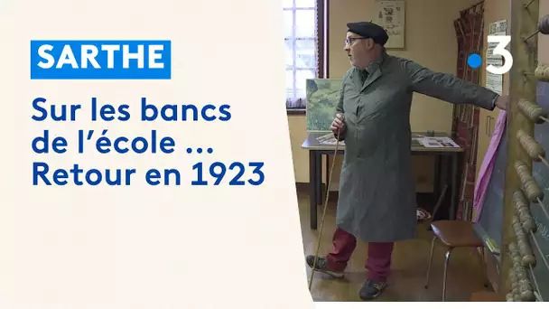 Ecole d'autrefois, souvenirs dans une classe à l'ancienne