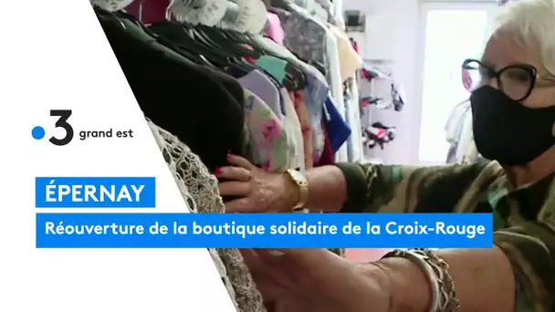 Épernay : réouverture de la boutique solidaire de la Croix-Rouge