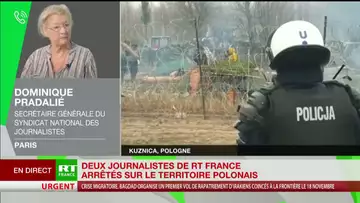 Journalistes de RT France arrêtés en Pologne : «Le droit de la presse doit s’exercer partout»