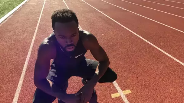 Meba-Mickaël Zézé, l’un des 4 sprinteurs français à courir le 100 mètres en moins de 10 secondes