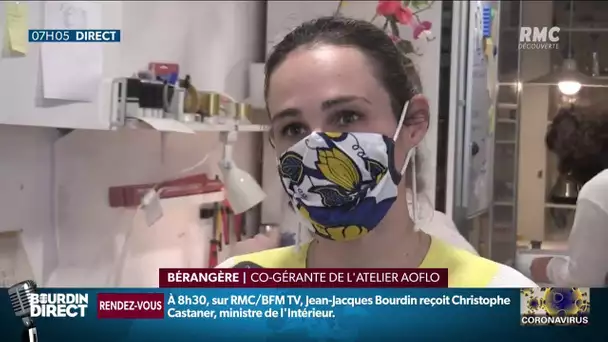 Pénurie de masques: les Français se ruent sur les masques grand public vendus par des couturières