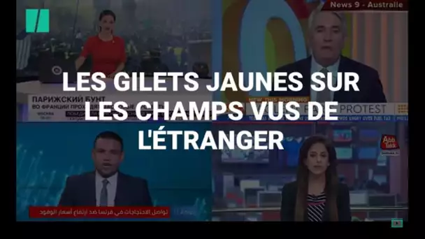 Gilets jaunes: les images du chaos sur les Champs-Élysées ont fait le tour du monde