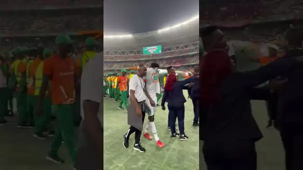 Ibrahim Sangaré en larmes au moment de quitter la pelouse du stade Ebimpé 😭
