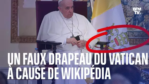 Un faux drapeau du Vatican circule partout dans le monde à cause d'une erreur sur Wikipédia