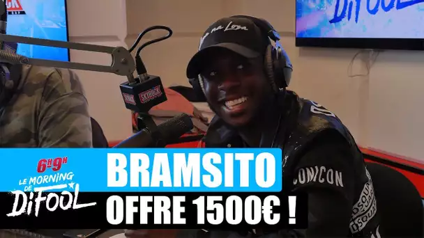 Bramsito offre 1500€ à une auditrice ! #MorningDeDifool