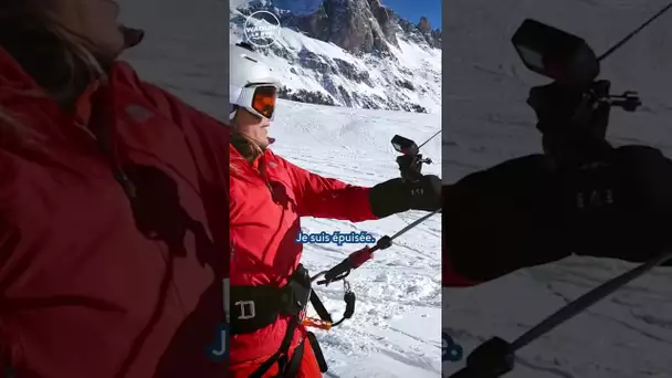 Le snowkite avec Didier Botta, champion du monde freestyle #snowkite #snowkiting #sport