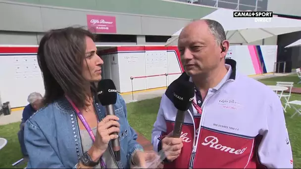 Frédéric Vasseur parle de son nouveau pilote Antonio Giovinazzi - GP d'Australie
