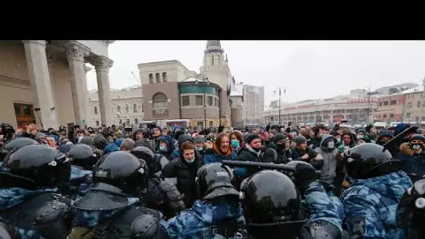 En Russie, arrestations massives lors des manifestations pro-Navalny