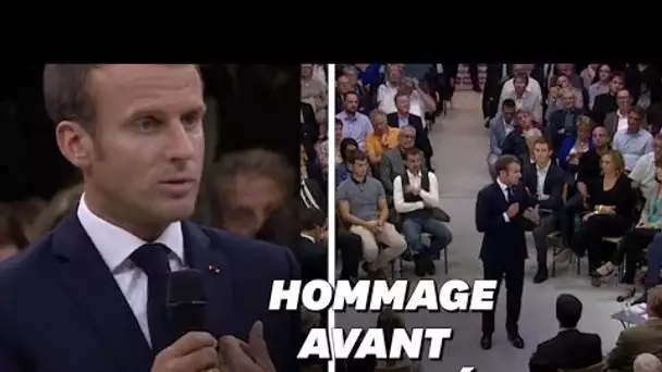 Macron ouvre le débat sur les retraites par une minute de silence
