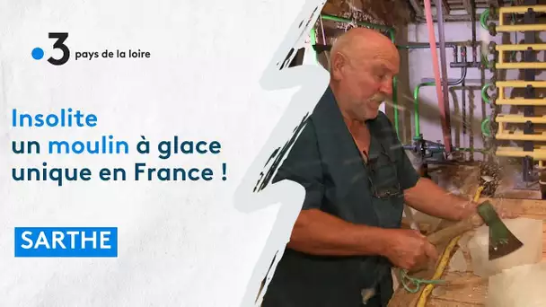 Insolite : un moulin à glace unique en France !