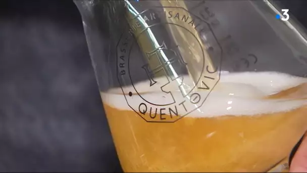 Fabrication de la bière au miel à la brasserie Quentovic.