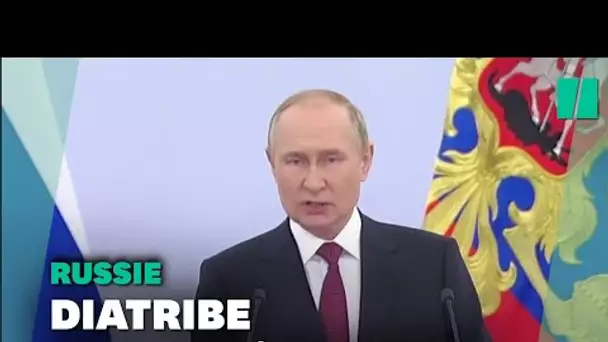 Poutine durcit (un peu plus) le ton contre l’Occident après ses annexions en Ukraine