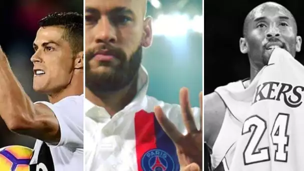 Neymar célèbre en hommage à  Kobe Bryant..... le real passe devant le barca, CR7 buteur