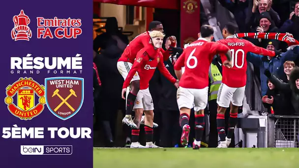 Résumé : Manchester United renverse West Ham pour aller en quarts