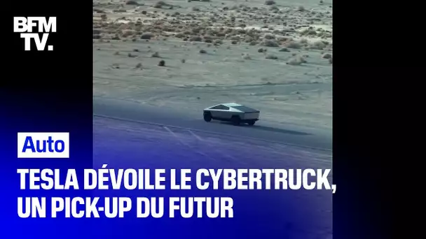 Tesla dévoile le Cybertruck, son pick-up au look (très) futuriste