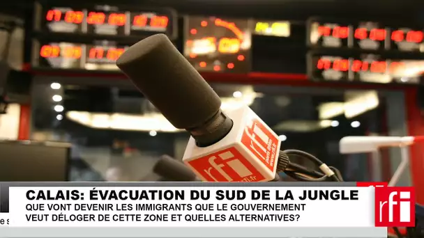Calais : démantèlement du sud de la jungle