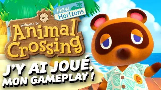 J'ai joué à Animal Crossing New Horizons : Gameplay !