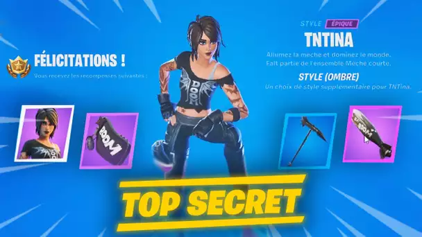 AGENT TNTINA : DETRUIRE DES RAVITAILLEMENT EN UTILISANT DES EXPLOSIFS ! (FORTNITE SECRET SAISON 2)