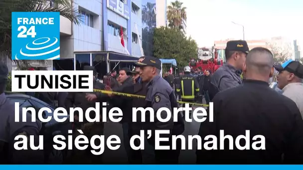 Incendie mortel au siège d’Ennahda en Tunisie