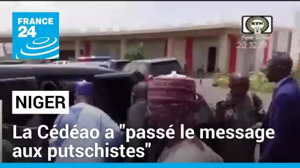 Au Niger, la délégation de la Cédéao a "passé le message aux putschistes" • FRANCE 24
