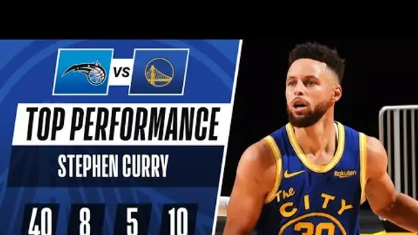 Steph Gets HOT From Downtown, Drops 40 PTS in Dubs Win 😱