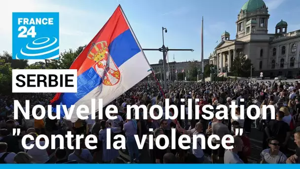 Des dizaines de milliers de manifestants à nouveau mobilisés "contre la violence" en Serbie