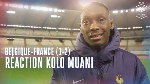 Réaction de Randal Kolo Muani (Belgique-France : 1-2)