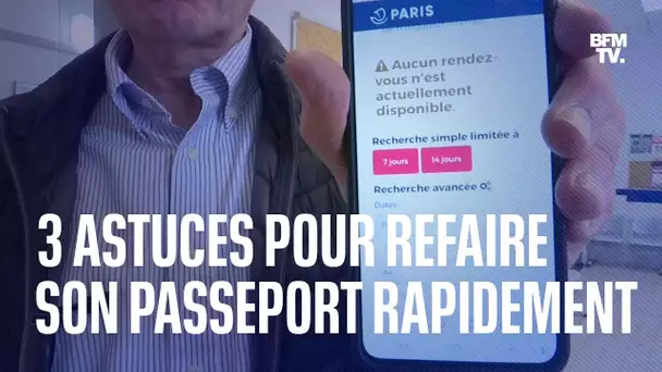 3 astuces pour obtenir un rendez-vous plus rapidement pour (re)faire son passeport