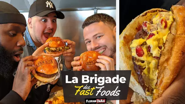 BRIGADE des FAST FOODS : des BURGERS "BRAISÉS" à LILLE! - VLOG #981