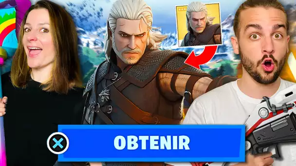 ON DEBLOQUE LE SKIN SECRET THE WITCHER GERALT DE RIV SUR FORTNITE !