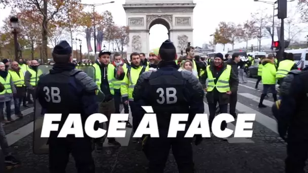 Les images des heurts entre gilets jaunes et police sur les Champs-Elysées