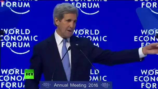 L’allocution de John Kerry depuis le Forum de Davos