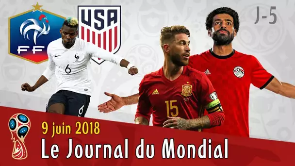 SALAH répond à Sergio RAMOS, FRANCE-USA ... le Journal du Mondial 2018