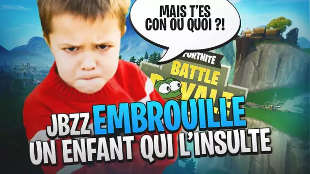 'mais t&#039;es con ou quoi' JBZZ EMBROUILLE UN ENFANT QUI L&#039;INSULTE