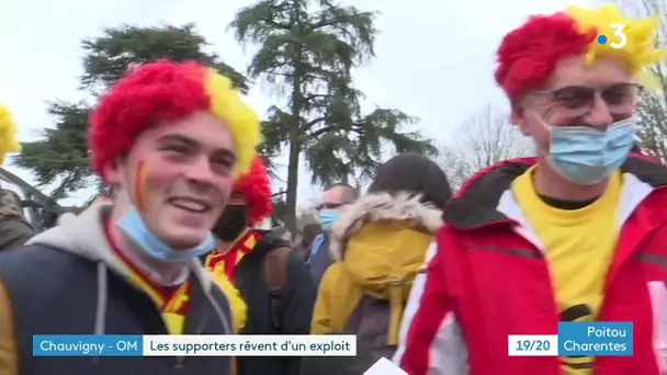 Les supporters de Chauvigny rêvent d'un exploit en 16e de finales de Coupe de France face à l'OM